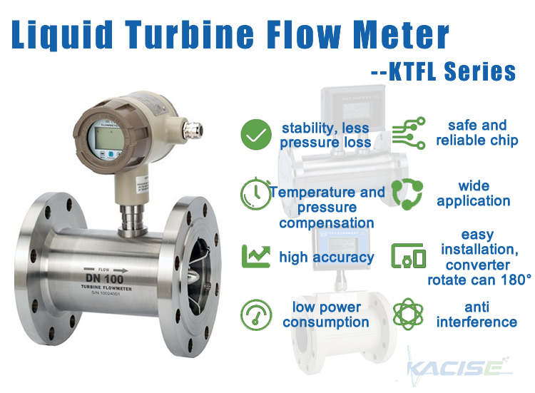 Medidor de flujo de petróleo crudo en litro Turbina líquida FlowMeter WiFi proveedor