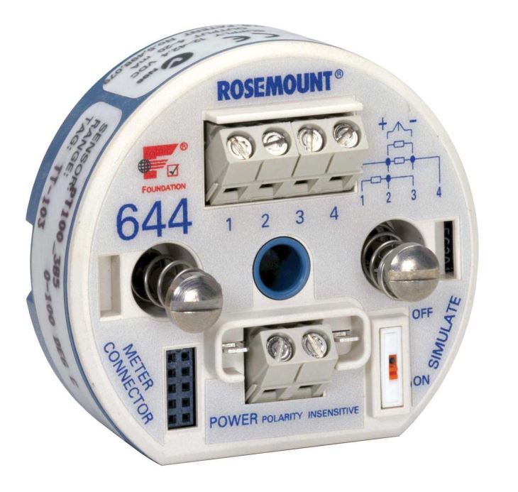 Emerson Rosemount 644 Transmisor de temperatura